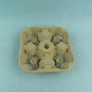 Recycled Thermoform 4 cavity cup tray